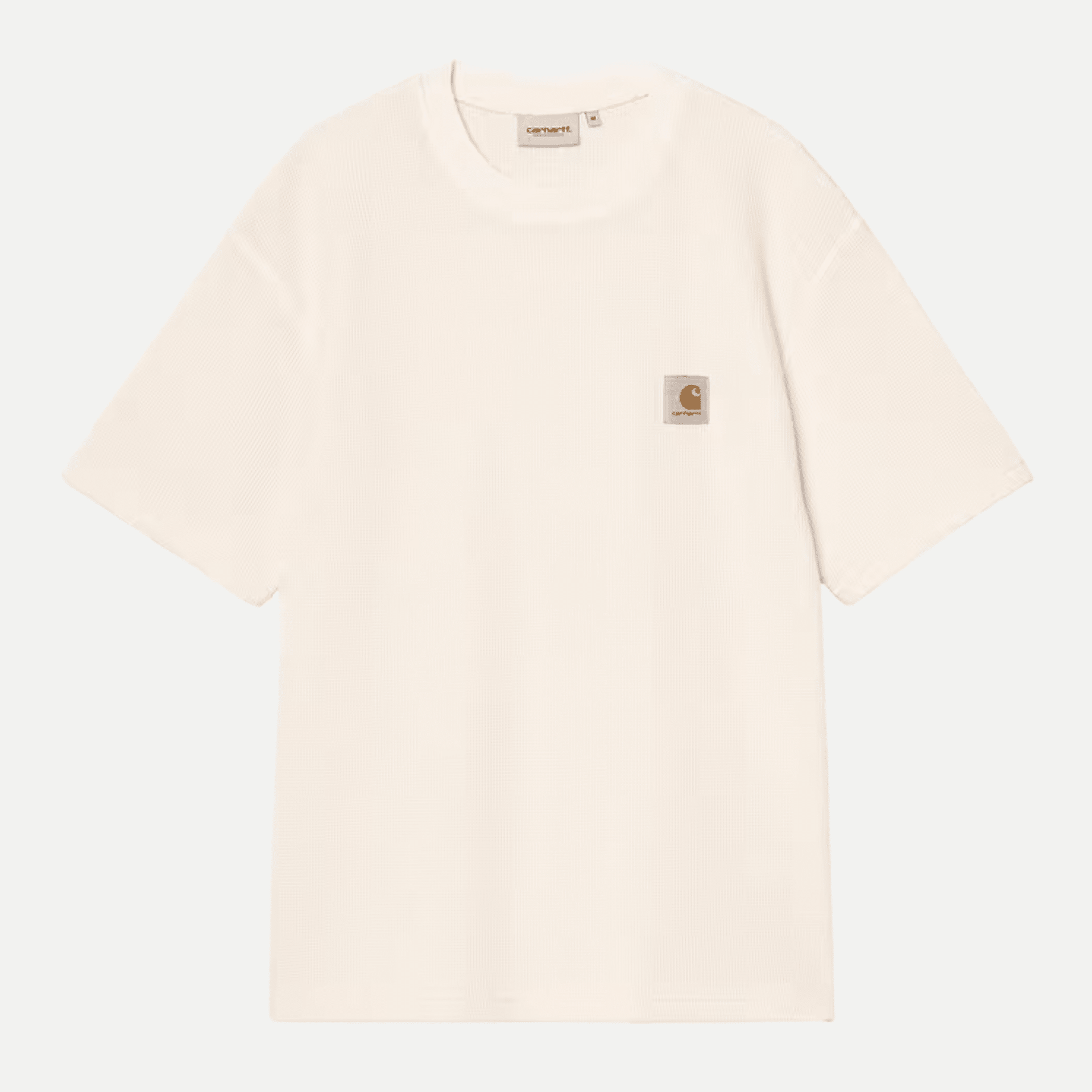 s/s nelson waffle t-shirt cotton waffle - carhartt - 510066404 - tee shirt - Nouveau. men
