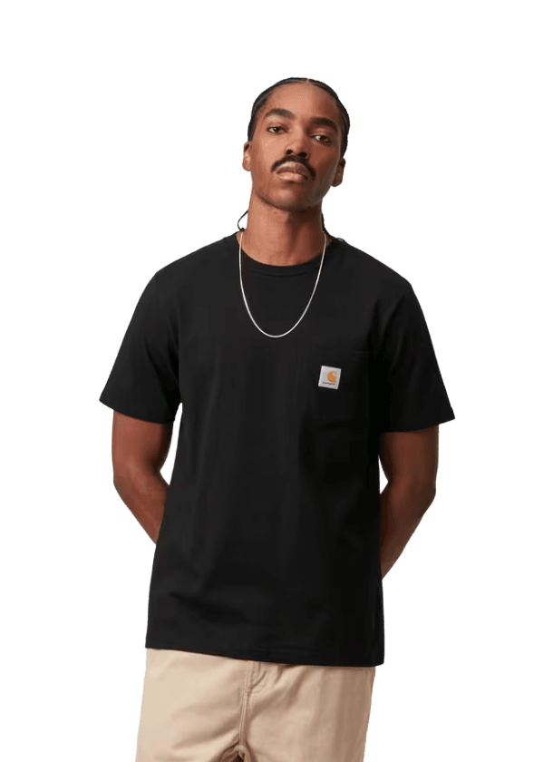 s/s pocket t-shirt cotton single jersey - carhartt - 510025647 - tee shirt - nouveau.