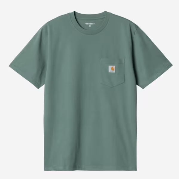 s/s pocket t-shirt cotton single jersey - carhartt - 510059321 - tee shirt - nouveau.