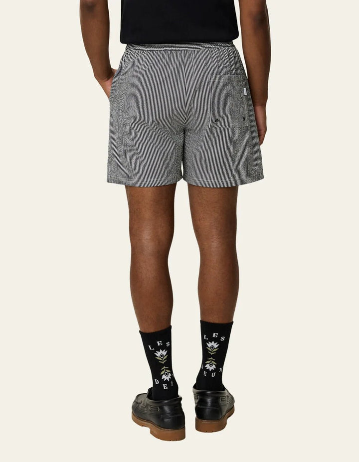 stan stripe seersucker swim shorts - les deux - 520062953 - shorts - Nouveau. men