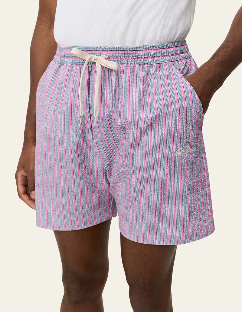 stan stripe seersucker swim shorts - les deux - 520063059 - shorts - Nouveau. men