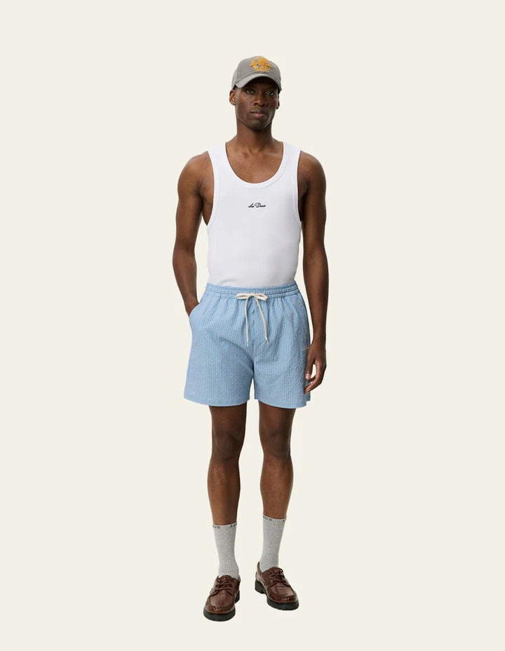 stan stripe seersucker swim shorts - les deux - 520062991 - shorts - Nouveau. men