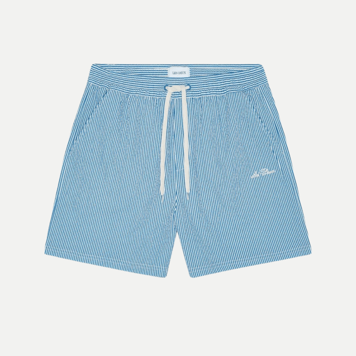 stan stripe seersucker swim shorts - les deux - 520063028 - shorts - Nouveau. men