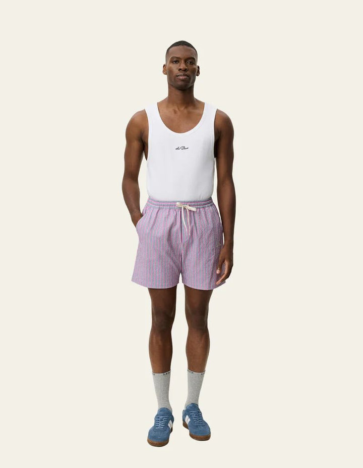 stan stripe seersucker swim shorts - les deux - 520063059 - shorts - Nouveau. men