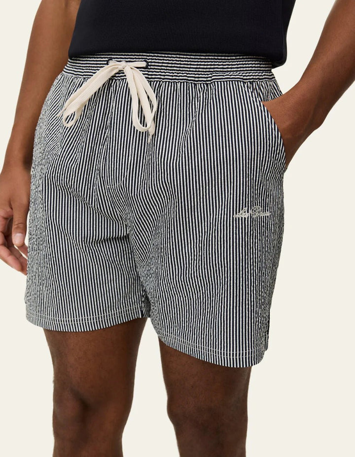 stan stripe seersucker swim shorts - les deux - 520062953 - shorts - Nouveau. men