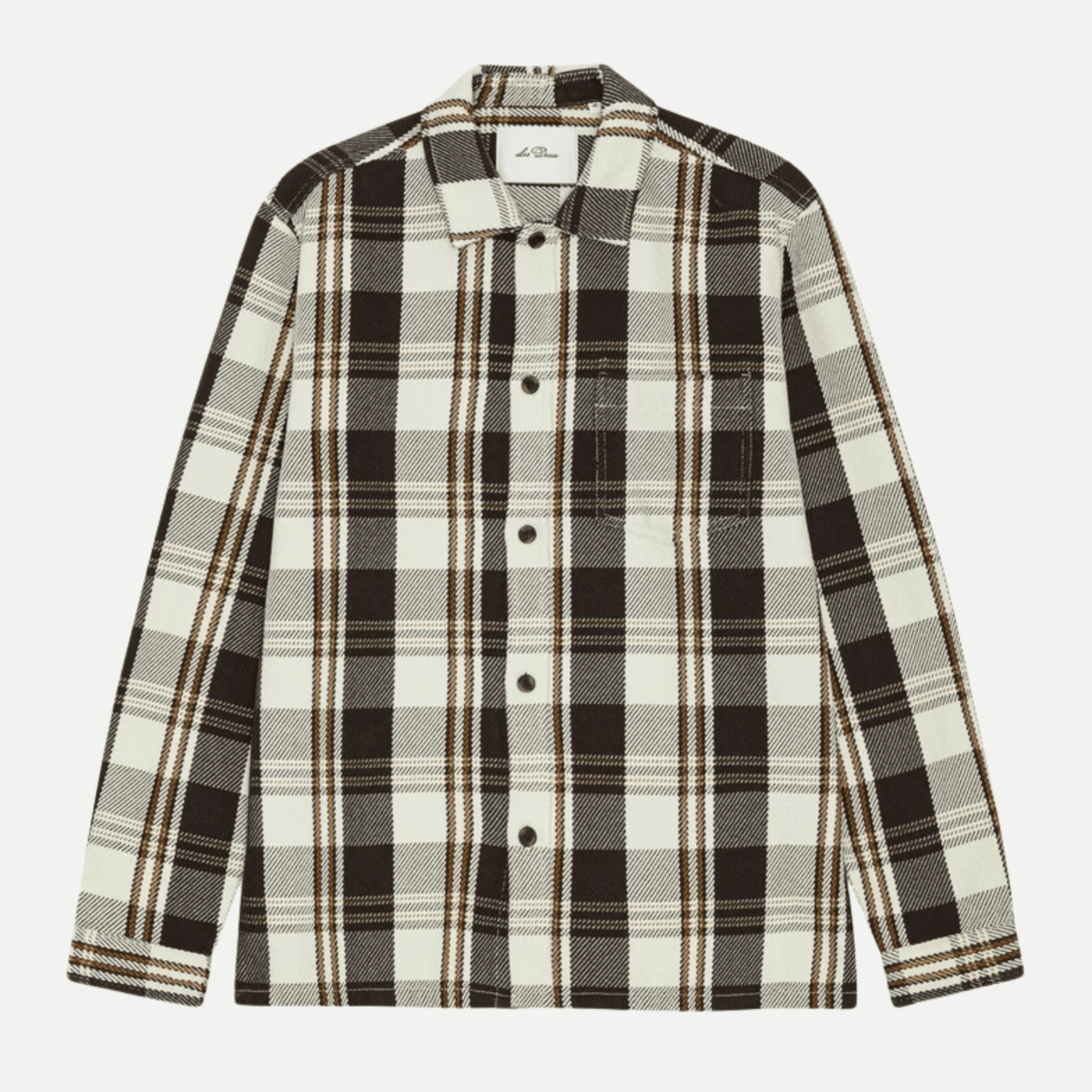 structured check overshirt - les deux - 510077851 - chemises - Nouveau. men