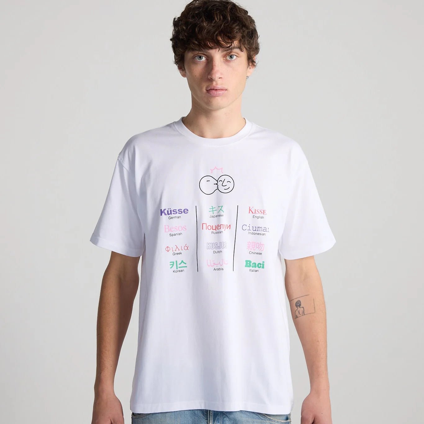 t-shirt body language - bisous - 510069429 - tee shirt - Nouveau. men