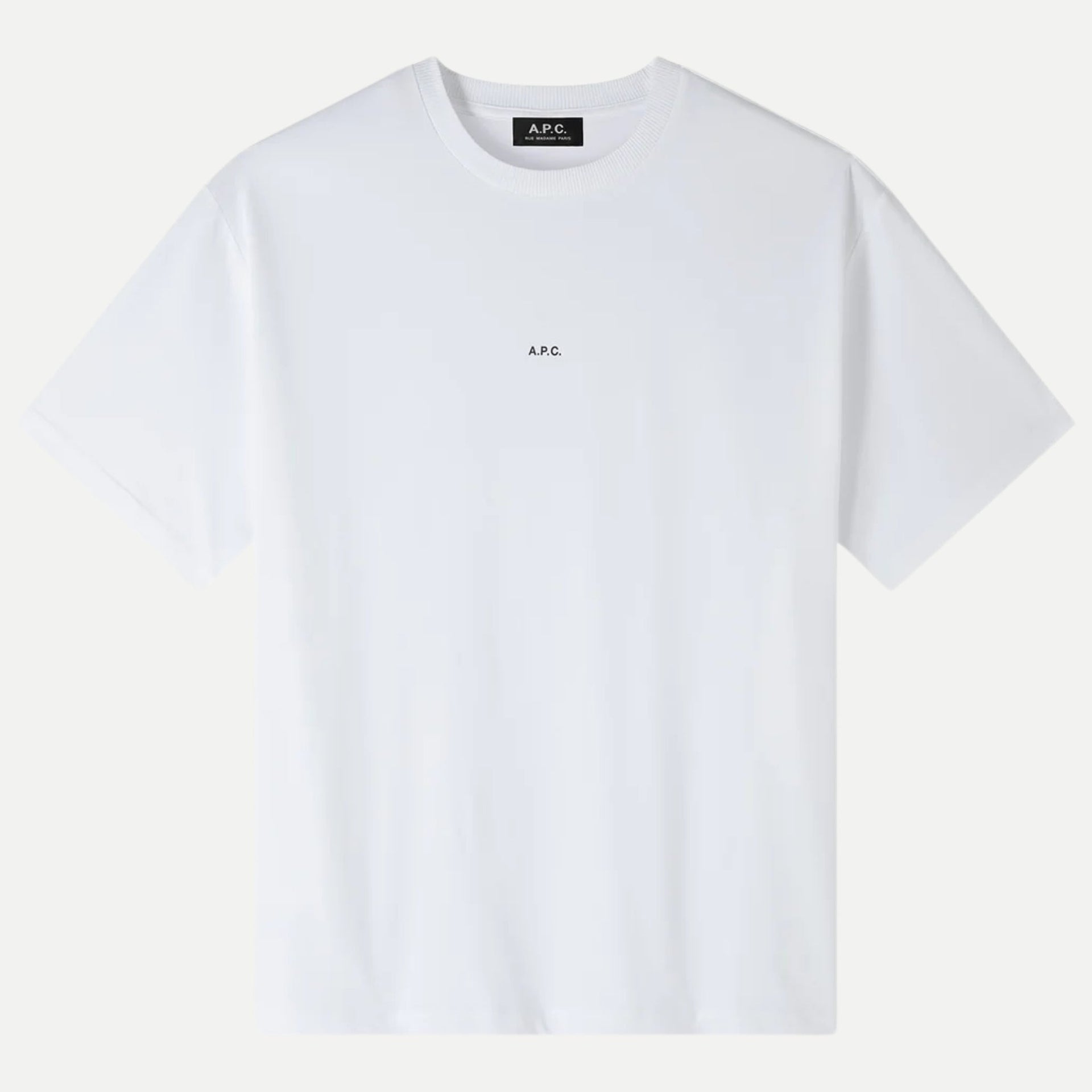 t-shirt boxy micro logo - apc - 510038548 - tee shirt - nouveau.