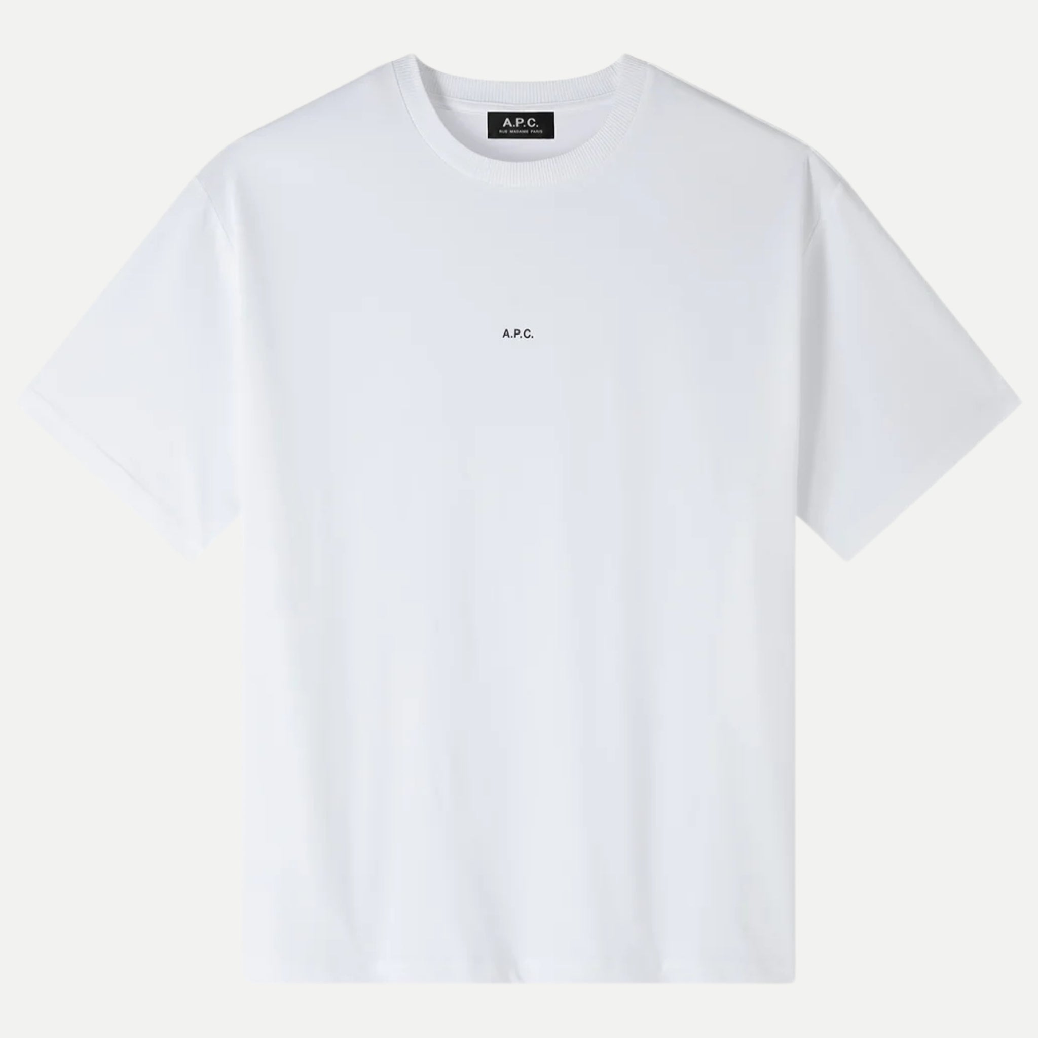 t-shirt boxy micro logo - apc - 510038548 - tee shirt - nouveau.