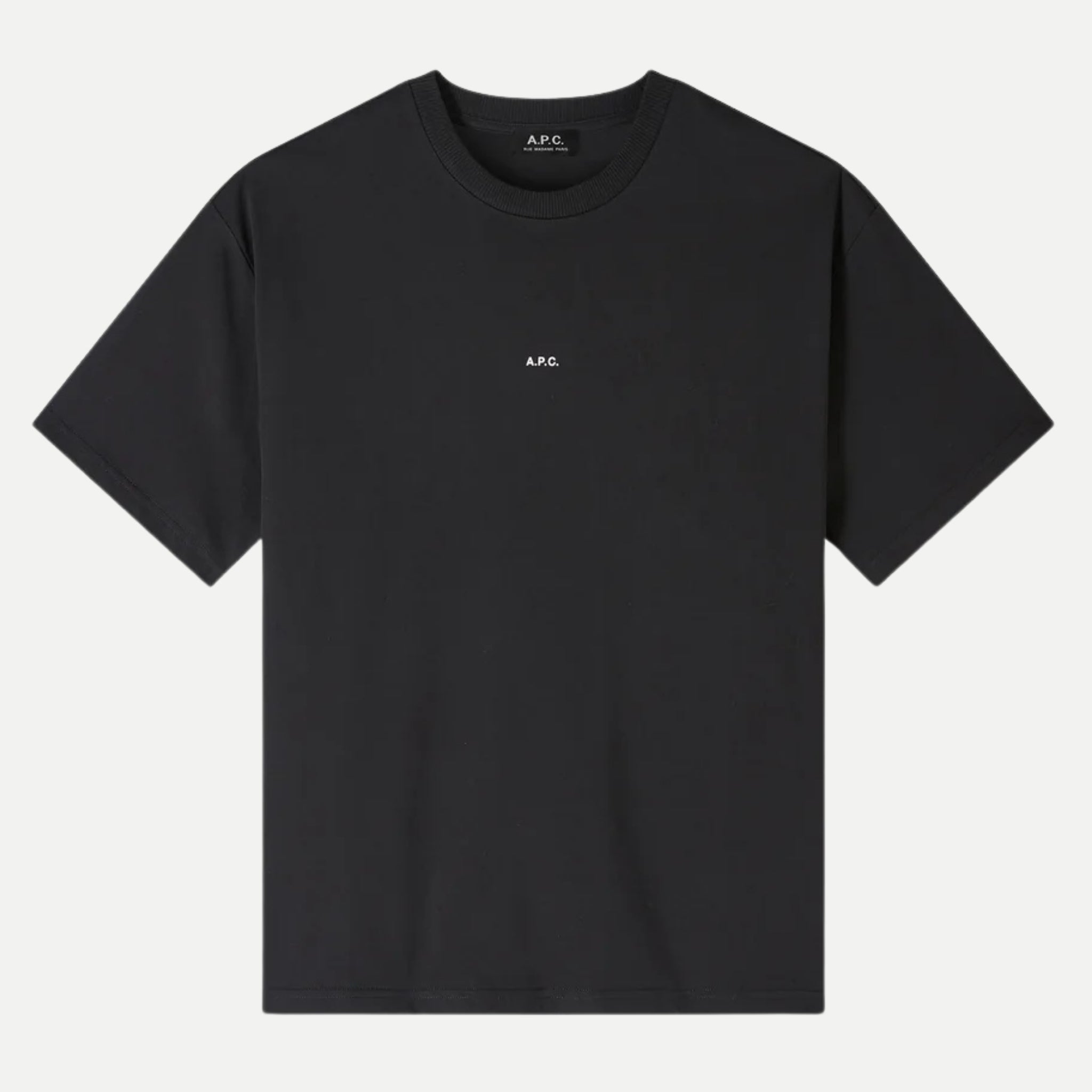 t-shirt boxy micro logo - apc - 510022202 - tee shirt - nouveau.