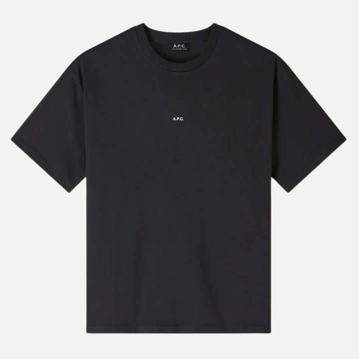 t-shirt boxy micro logo - apc - 510022202 - tee shirt - nouveau.