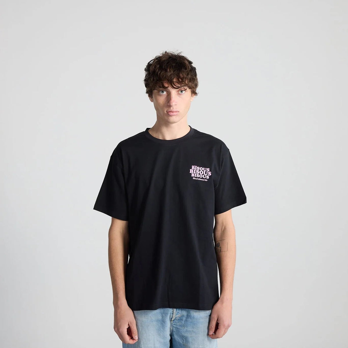 t-shirt grease - bisous - 510069733 - tee shirt - Nouveau. men