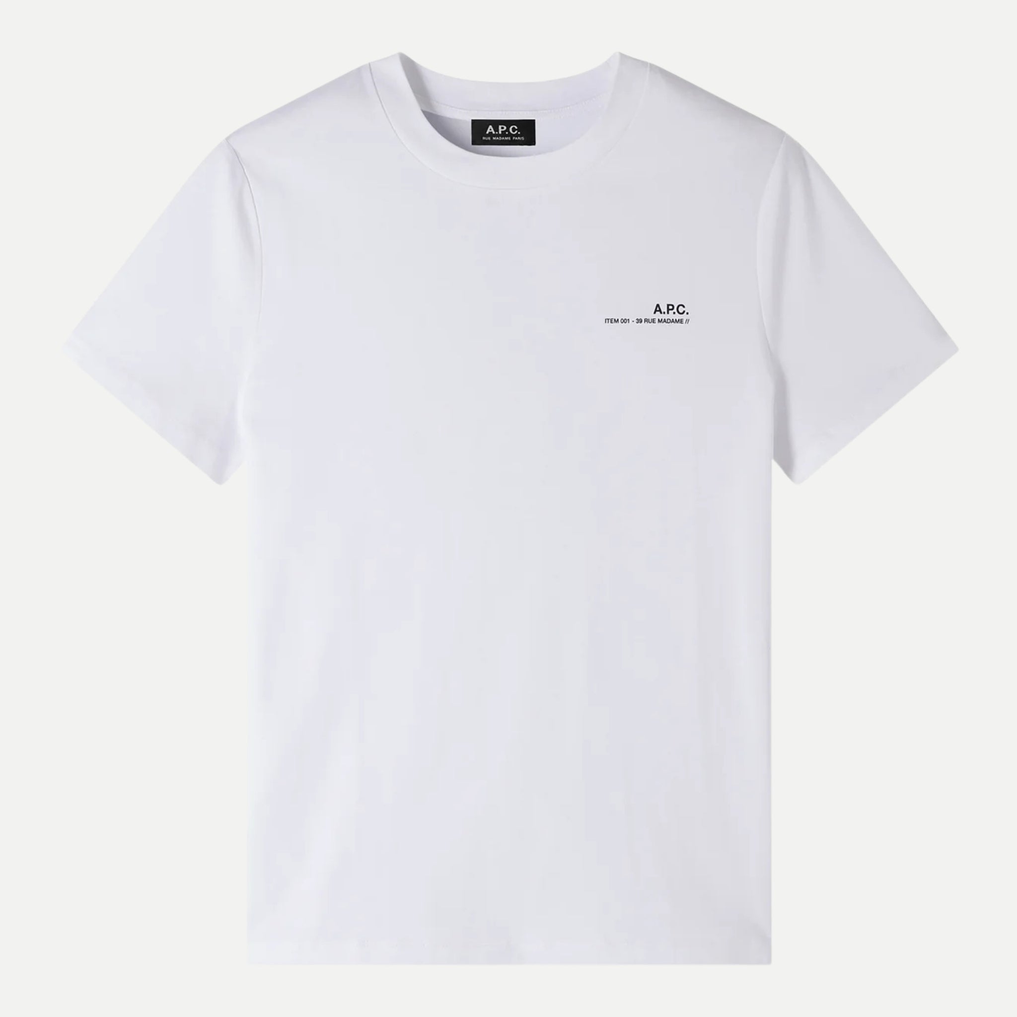 t-shirt standard item - apc - 510038852 - tee shirt - nouveau.