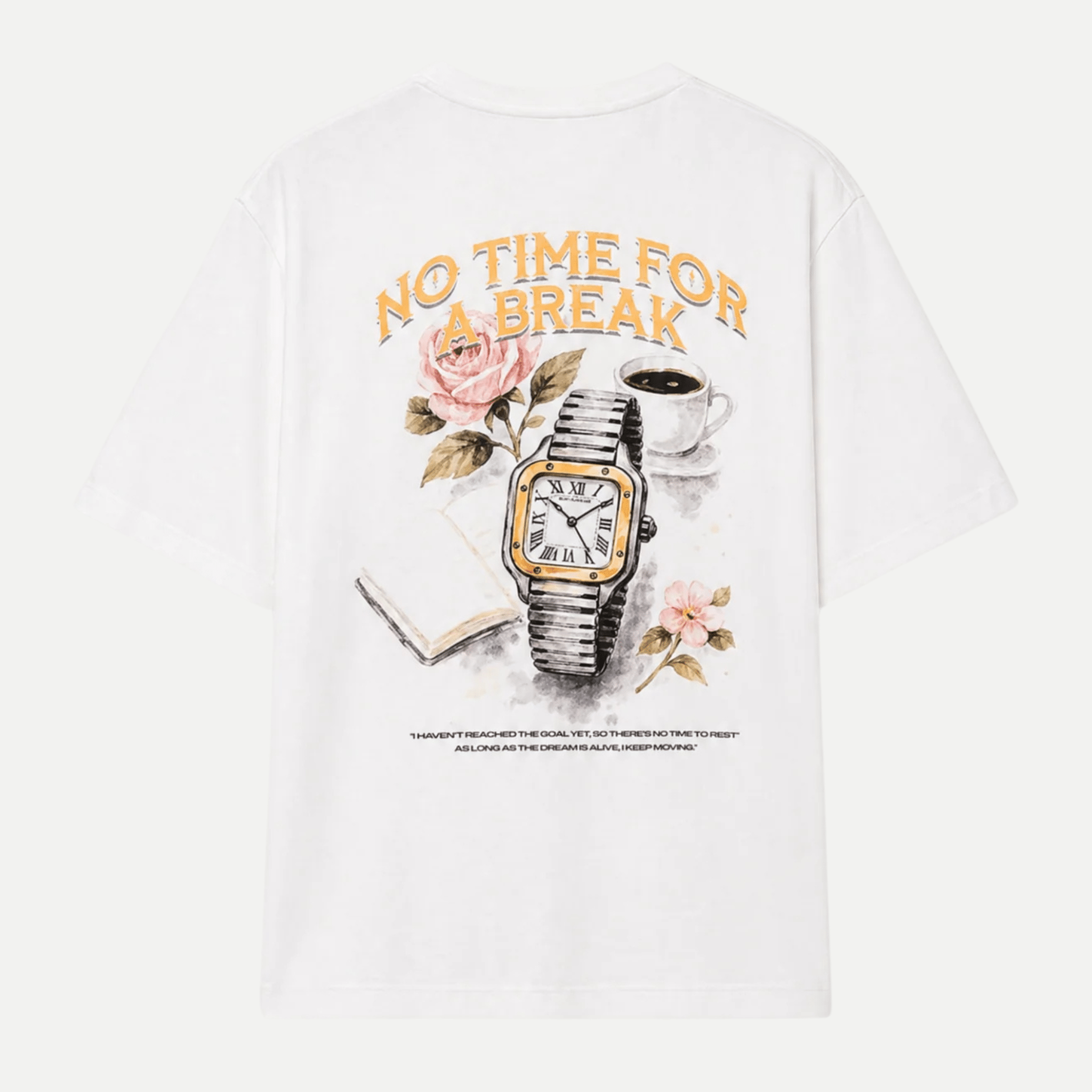 ts no time for break - last call - 520075922 - tee shirt - Nouveau. men