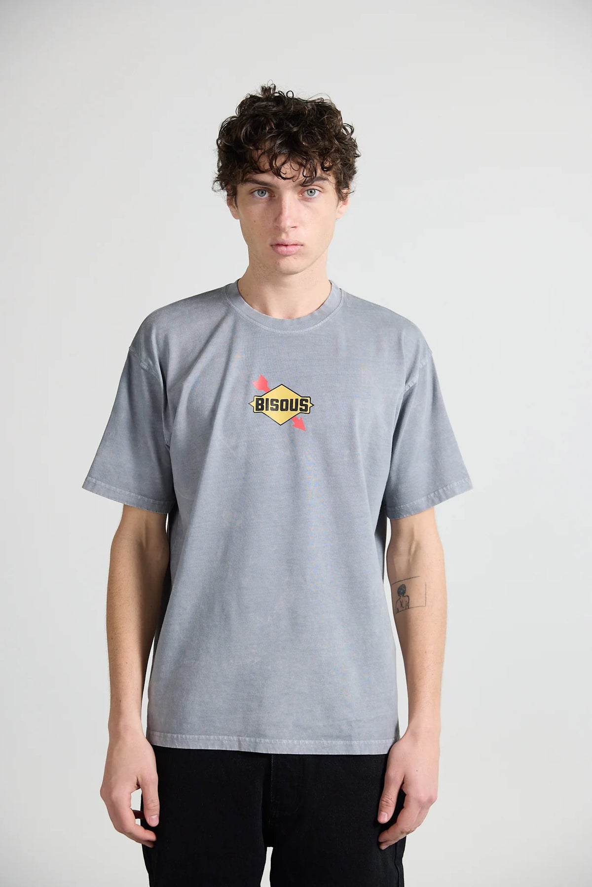 ts techno - bisous - 520103885 - tee shirt - Nouveau. men