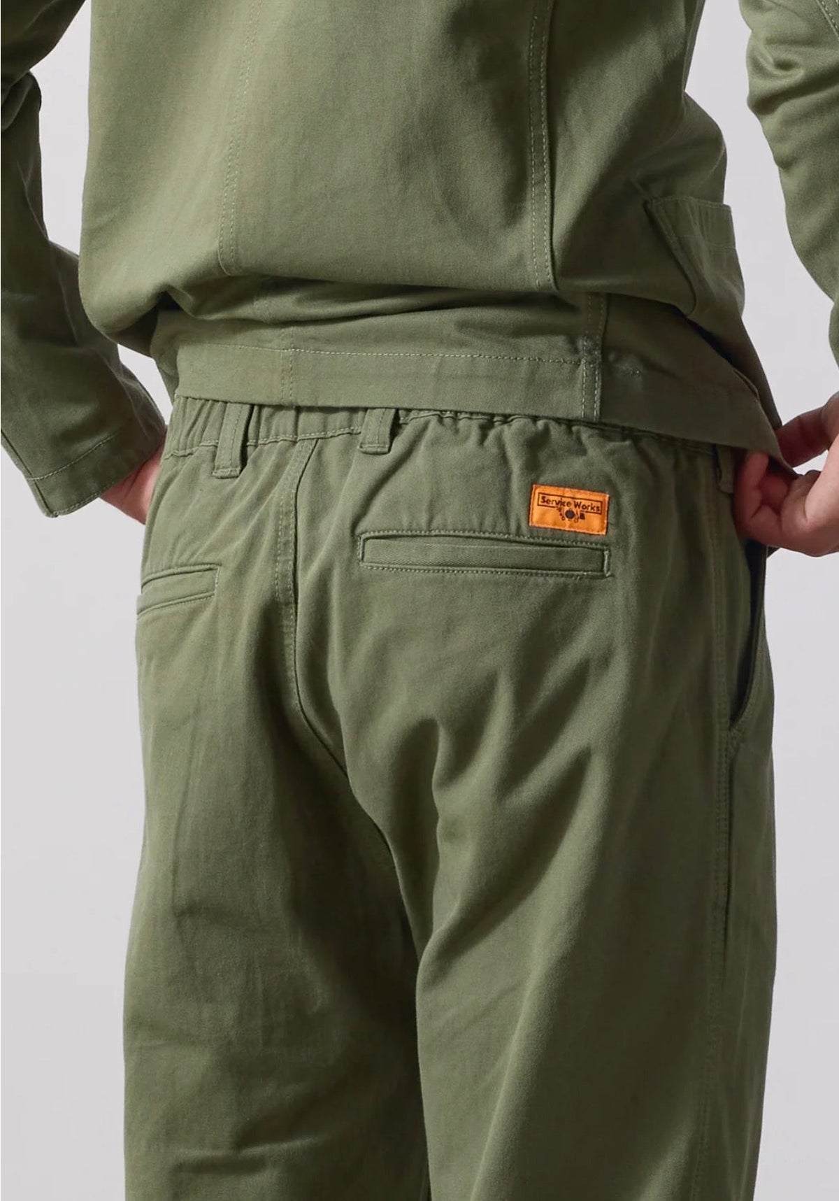 twill waiter pants - service works - 520101614 - pantalons classiques - Nouveau. men