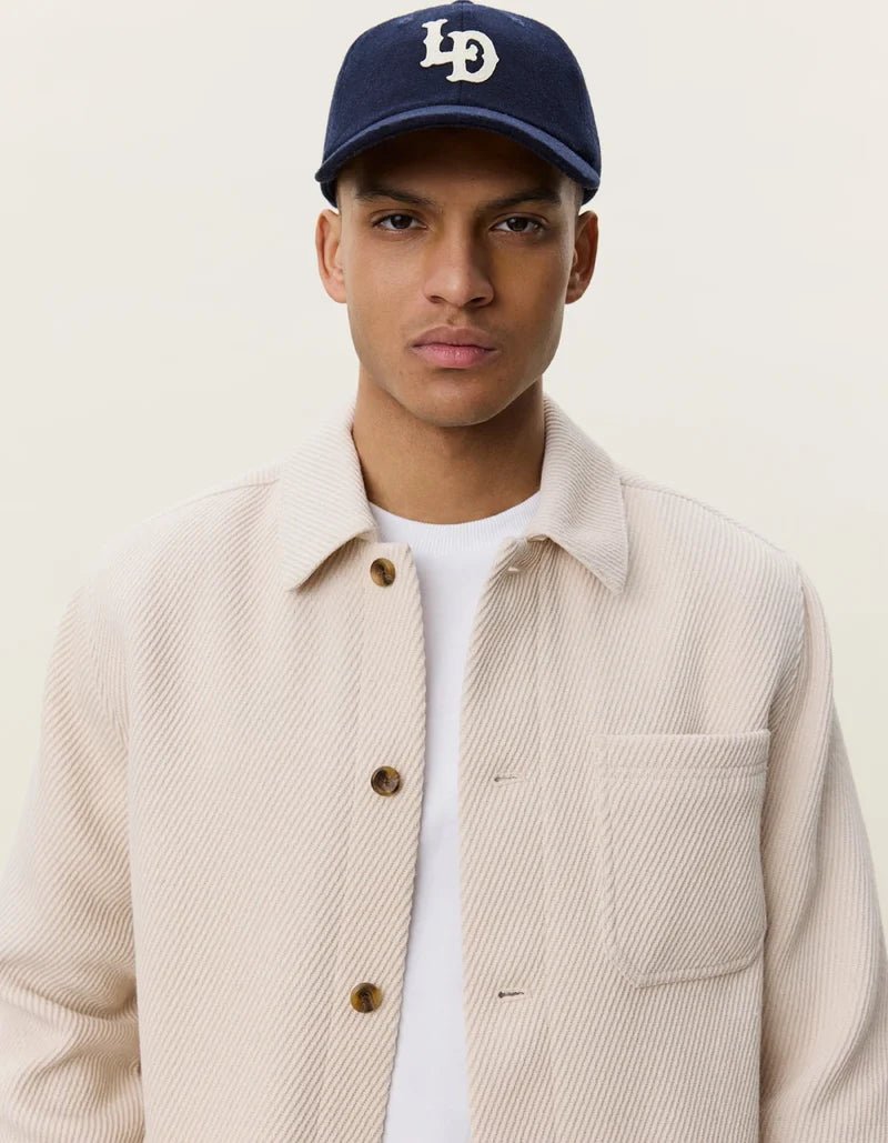 twill wool overshirt - les deux - 520085013 - chemises - Nouveau. men