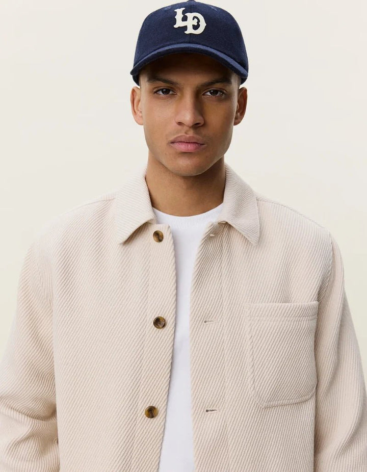 twill wool overshirt - les deux - 520085013 - chemises - Nouveau. men