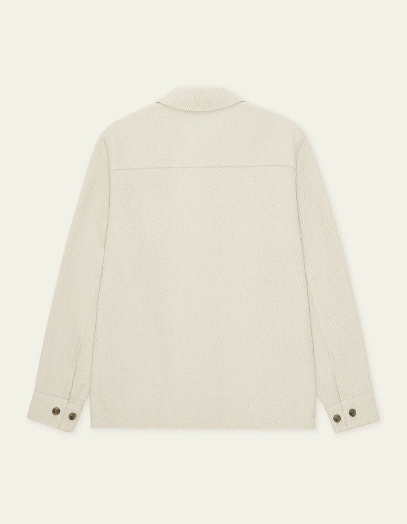 twill wool overshirt - les deux - 520085013 - chemises - Nouveau. men