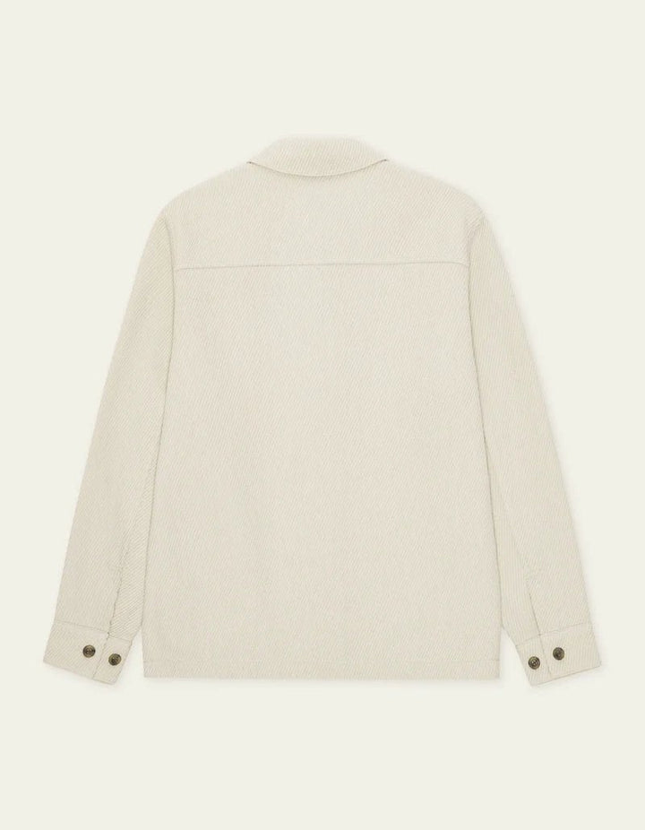 twill wool overshirt - les deux - 520085013 - chemises - Nouveau. men