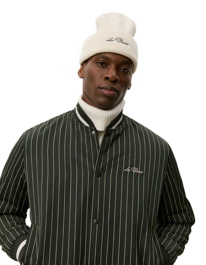 varsity pinstripe jacket - les deux - 520046601 - blousons - nouveau.