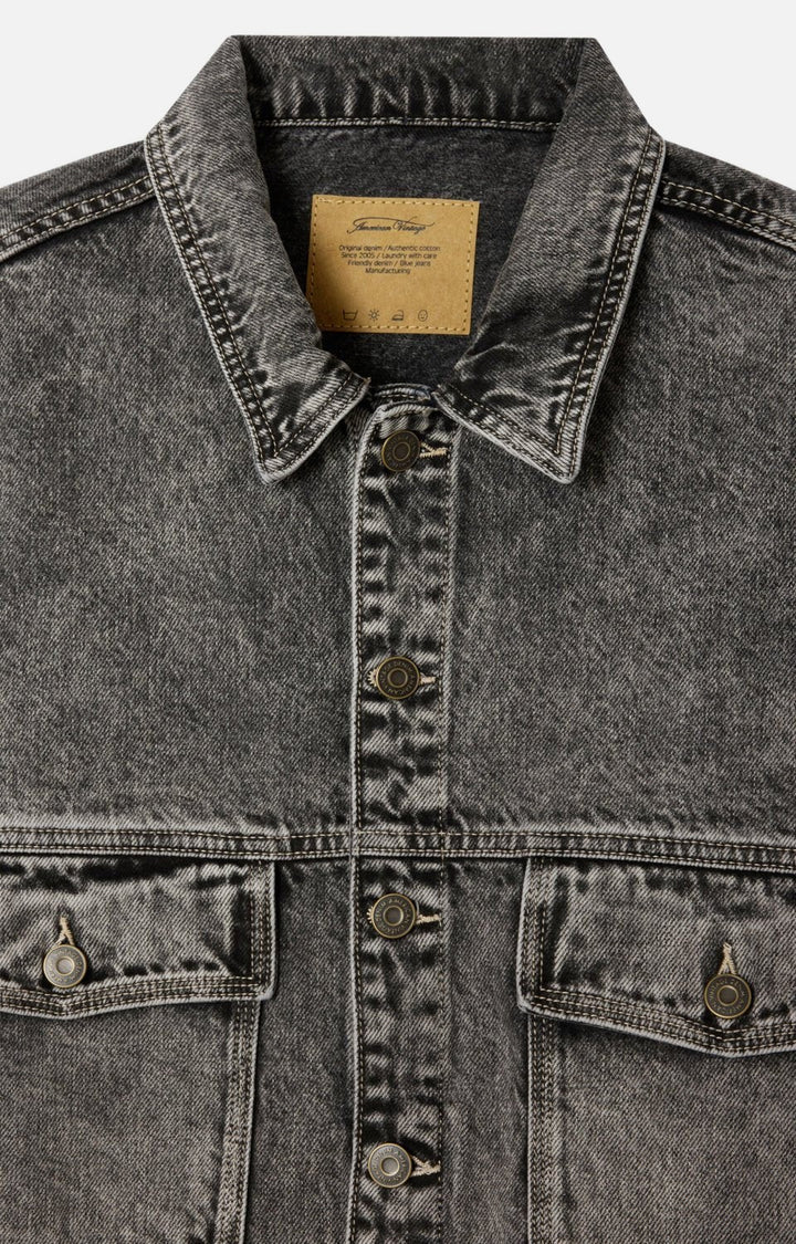 veste bouleml col chemise boutonnée - american vintage - 510061881 - vestes - nouveau.