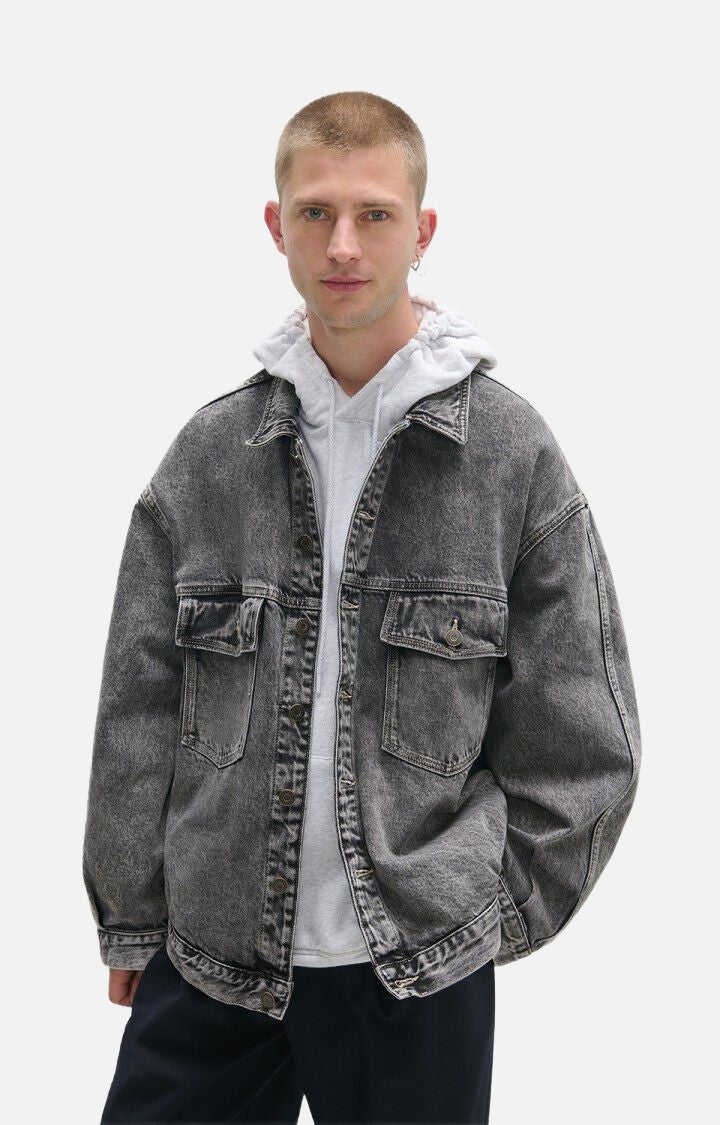 veste bouleml col chemise boutonnée - american vintage - 510061881 - vestes - nouveau.