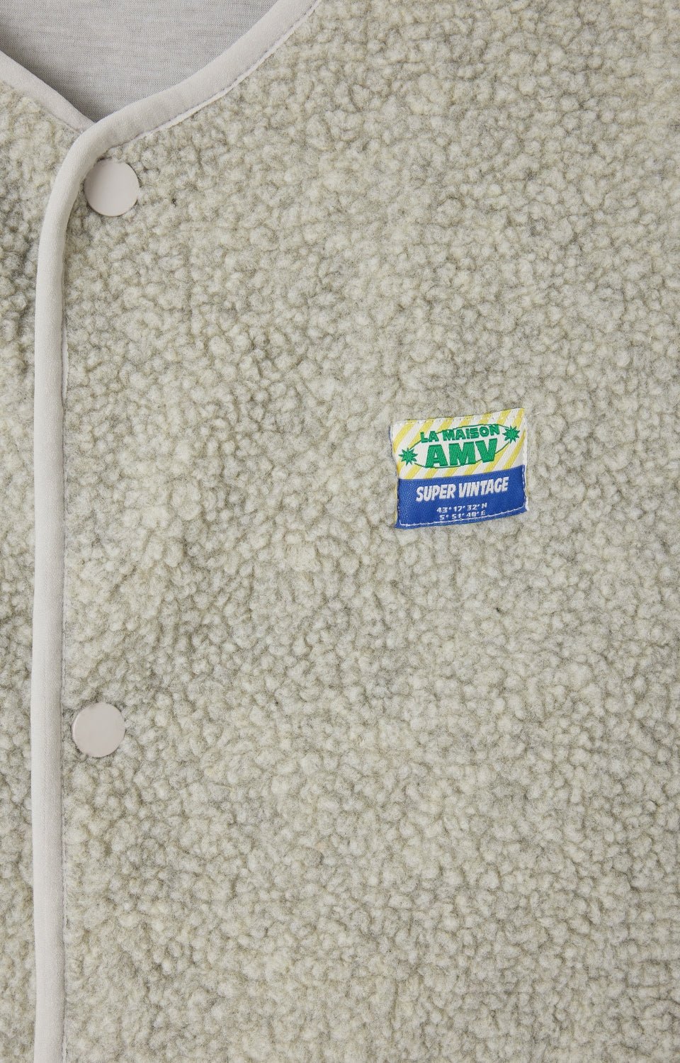 veste courte droit sm boutonee - american vintage - 510056535 - vestes - nouveau.