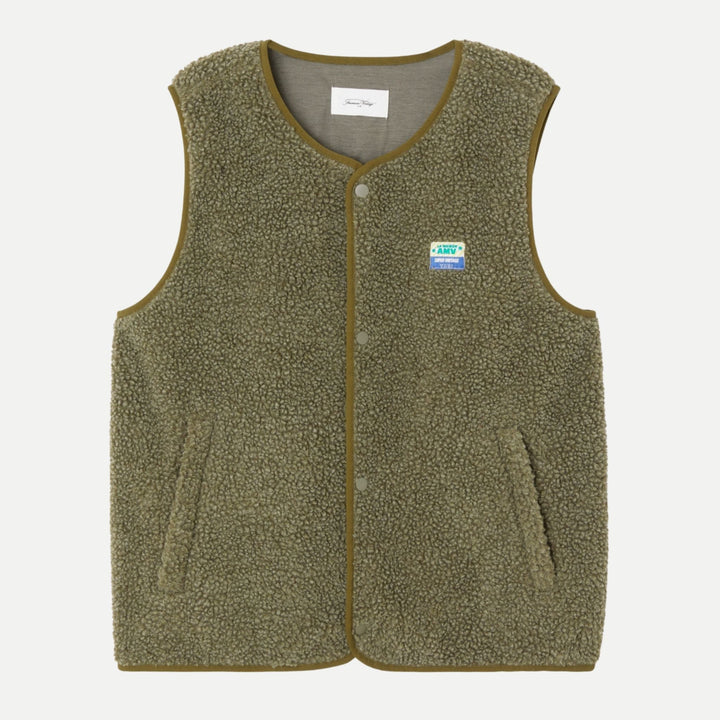 veste courte droit sm boutonee - american vintage - 510056559 - vestes - nouveau.