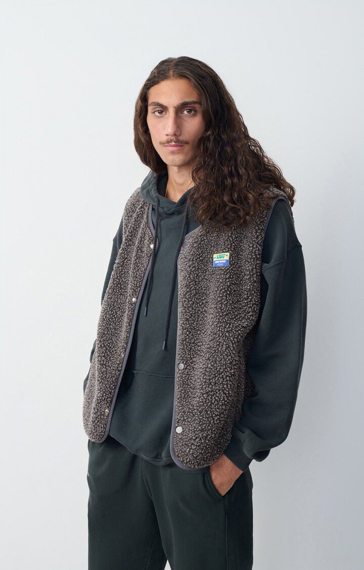 veste courte droit sm boutonee - american vintage - 510056474 - vestes - nouveau.