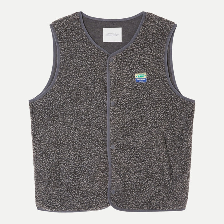 veste courte droit sm boutonee - american vintage - 510056450 - vestes - nouveau.