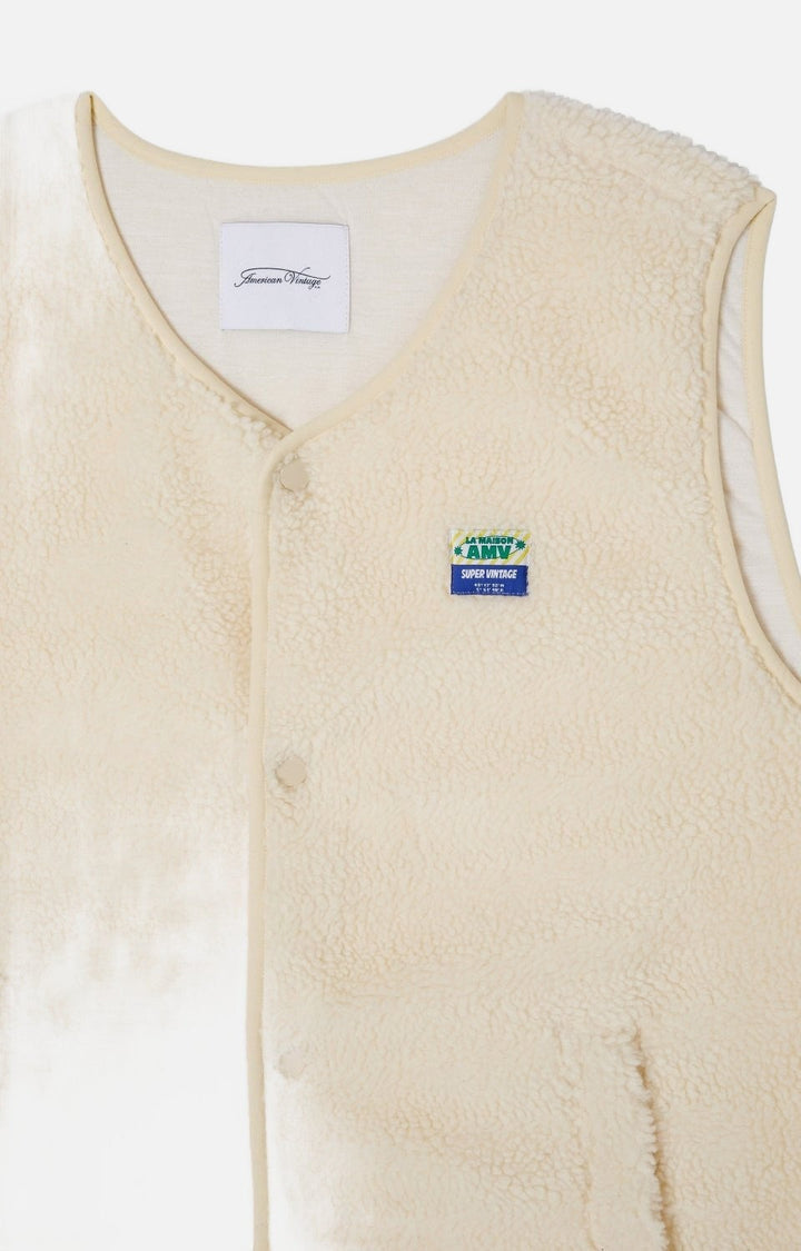 veste courte droit sm boutonee - american vintage - 510056511 - vestes - nouveau.