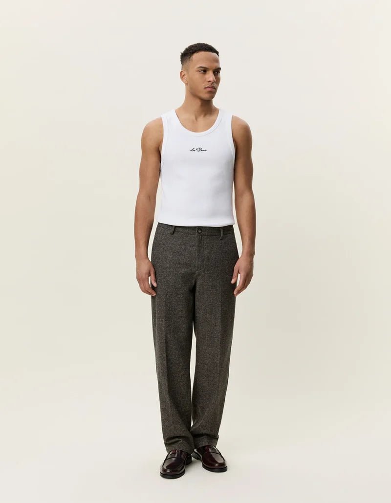 wool melange slack pants - les deux - 520084696 - pantalons classiques - Nouveau. men