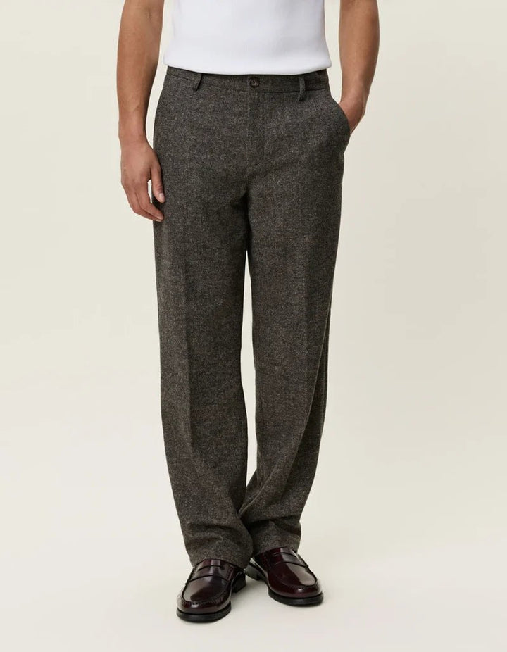 wool melange slack pants - les deux - 520084696 - pantalons classiques - Nouveau. men