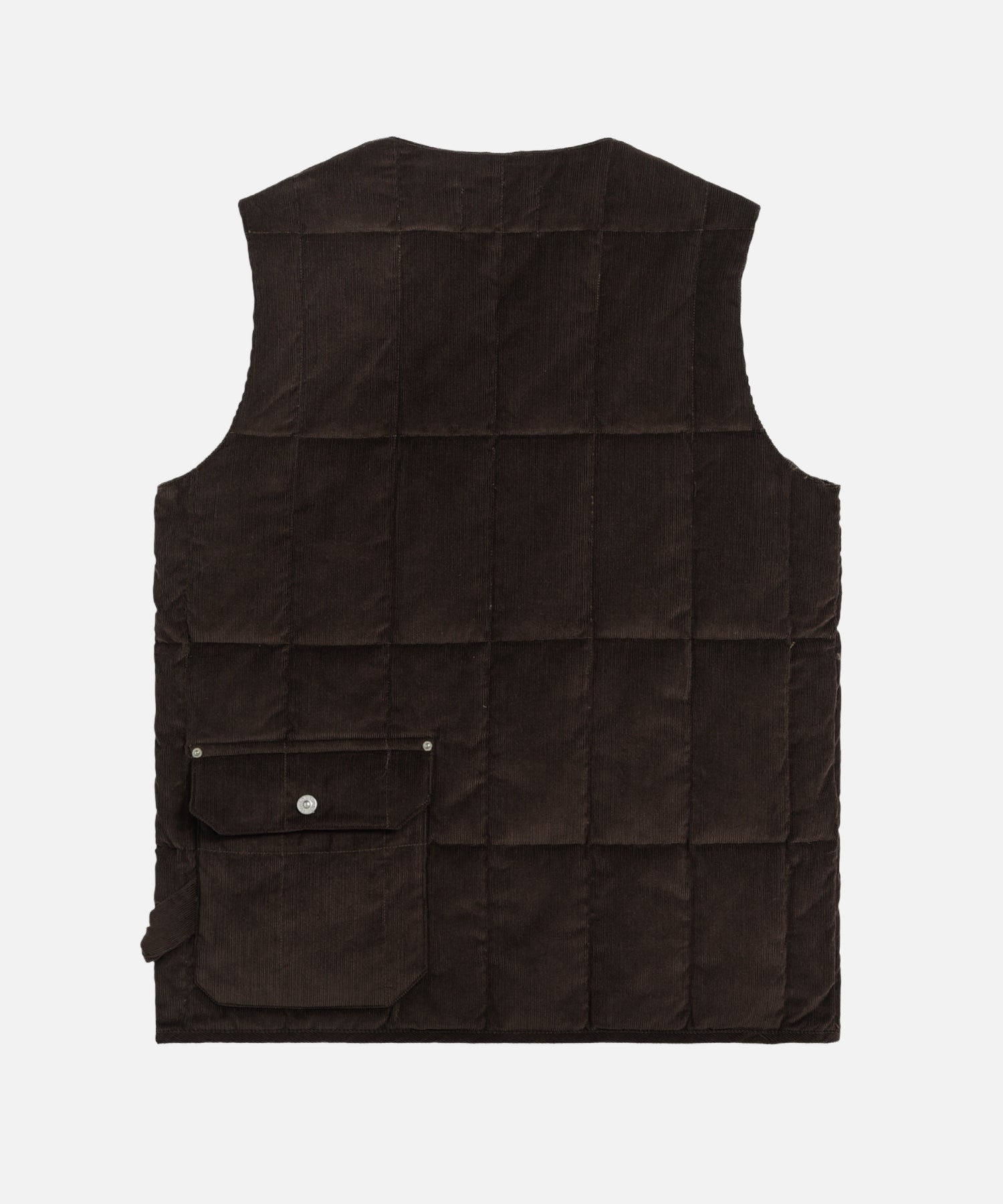 work vneck button corduroy dwn vest - taion - 520049909 - blousons - nouveau.